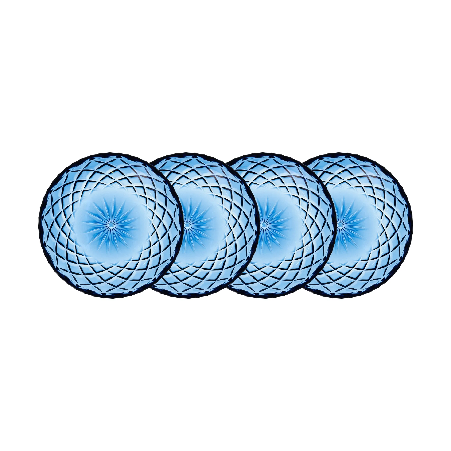 Sorrento mały talerz Ø16 cm 4 szt, Niebieski Lyngby Glas