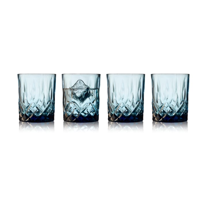 Szklanki do whiskey Sorrento 32 cl 4 szt. - Blue - Lyngby Glas