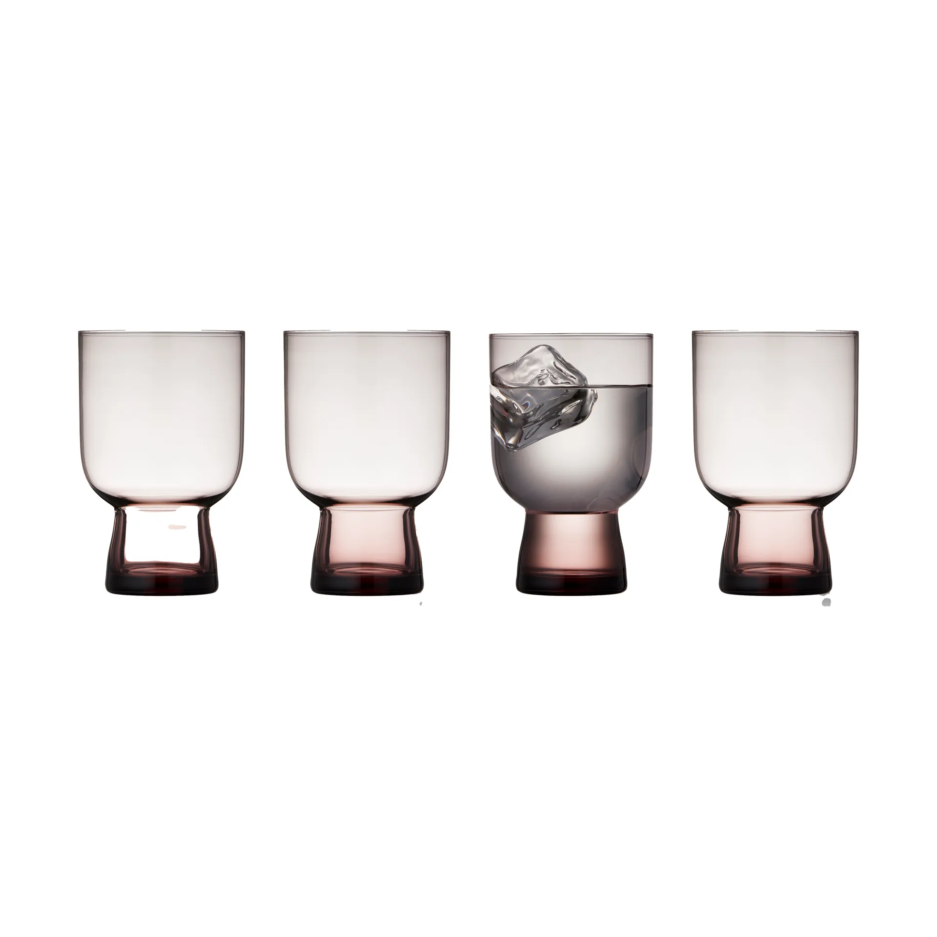 Szklanki do wody Sorrento 300 ml, 4 szt, Pink Lyngby Glas