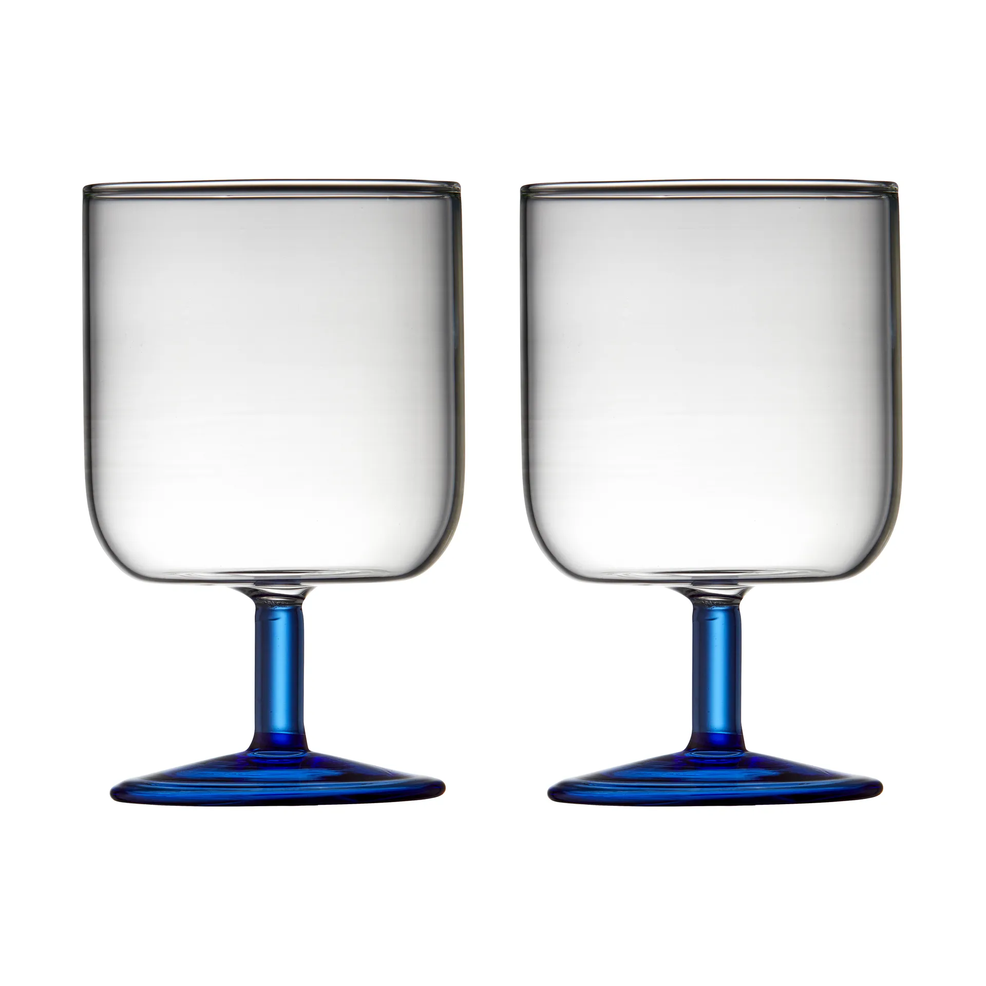 Torino kieliszki do wina 300 ml, 2‑pak, Clear-blue Lyngby Glas