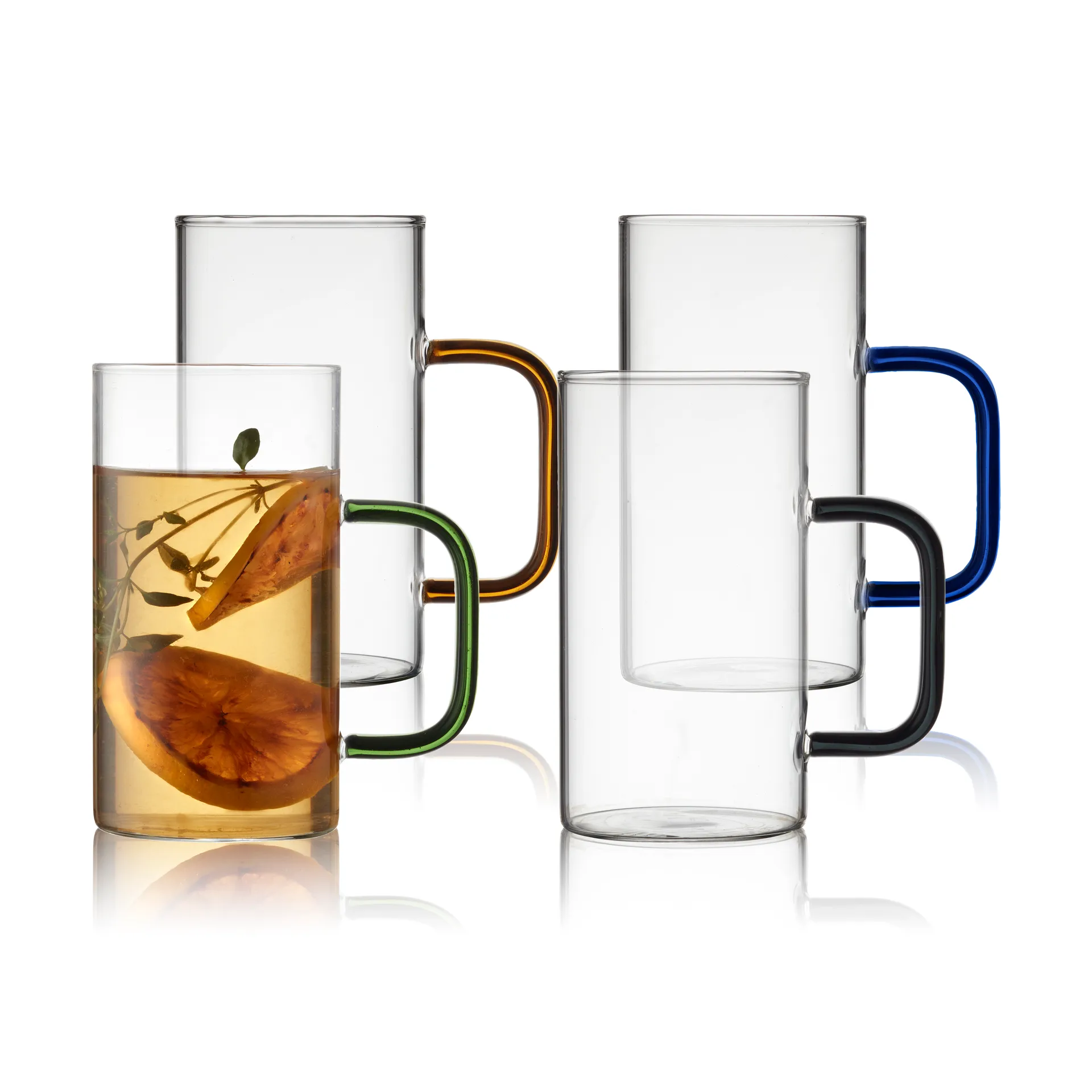 Torino kubki szklane 350 ml, 4 sztuki, Mix Lyngby Glas