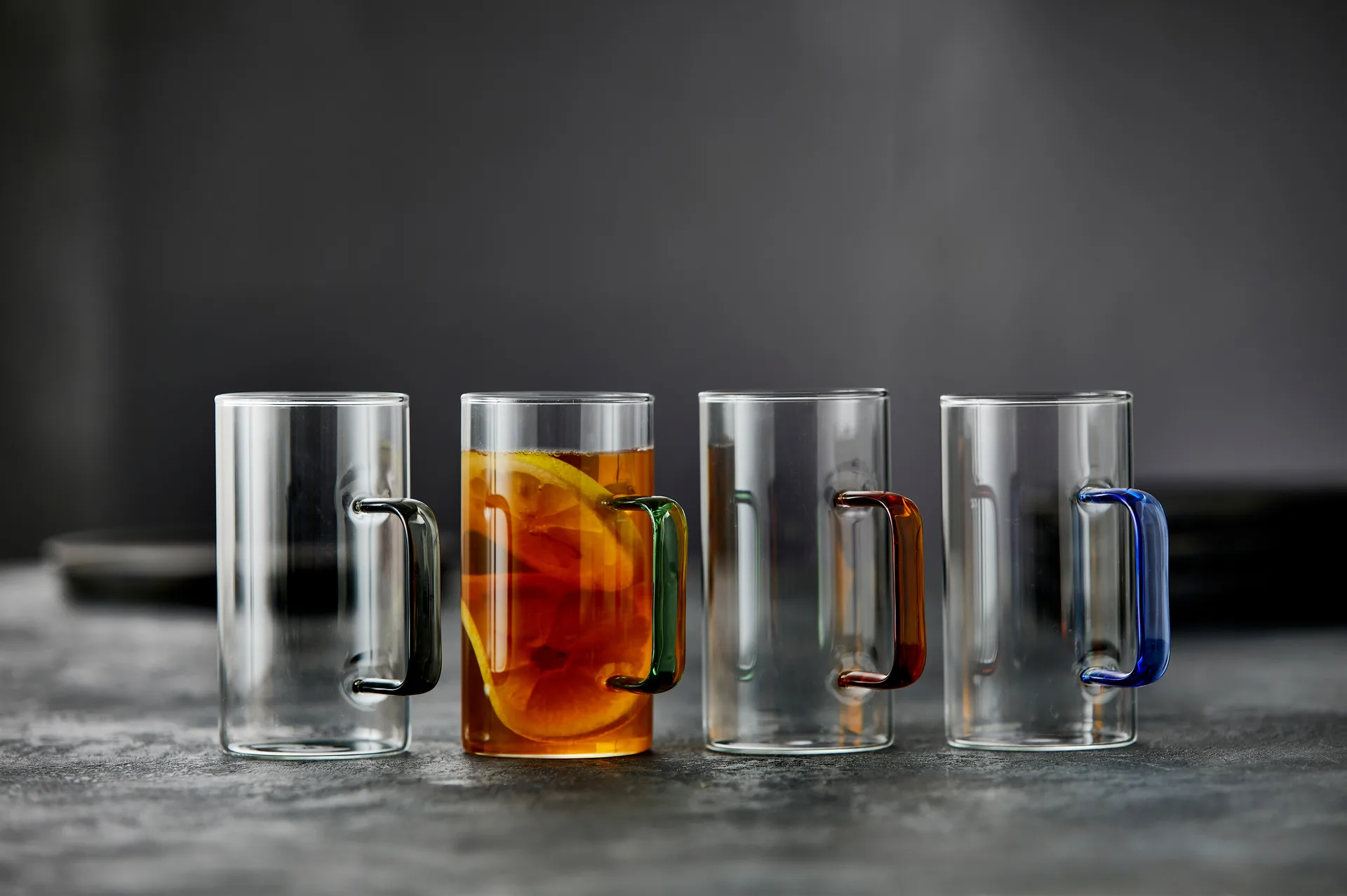 Torino kubki szklane 350 ml, 4 sztuki, Mix Lyngby Glas