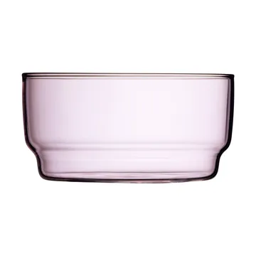 Torino miska 500 ml, 2‑pak - Pink - Lyngby Glas