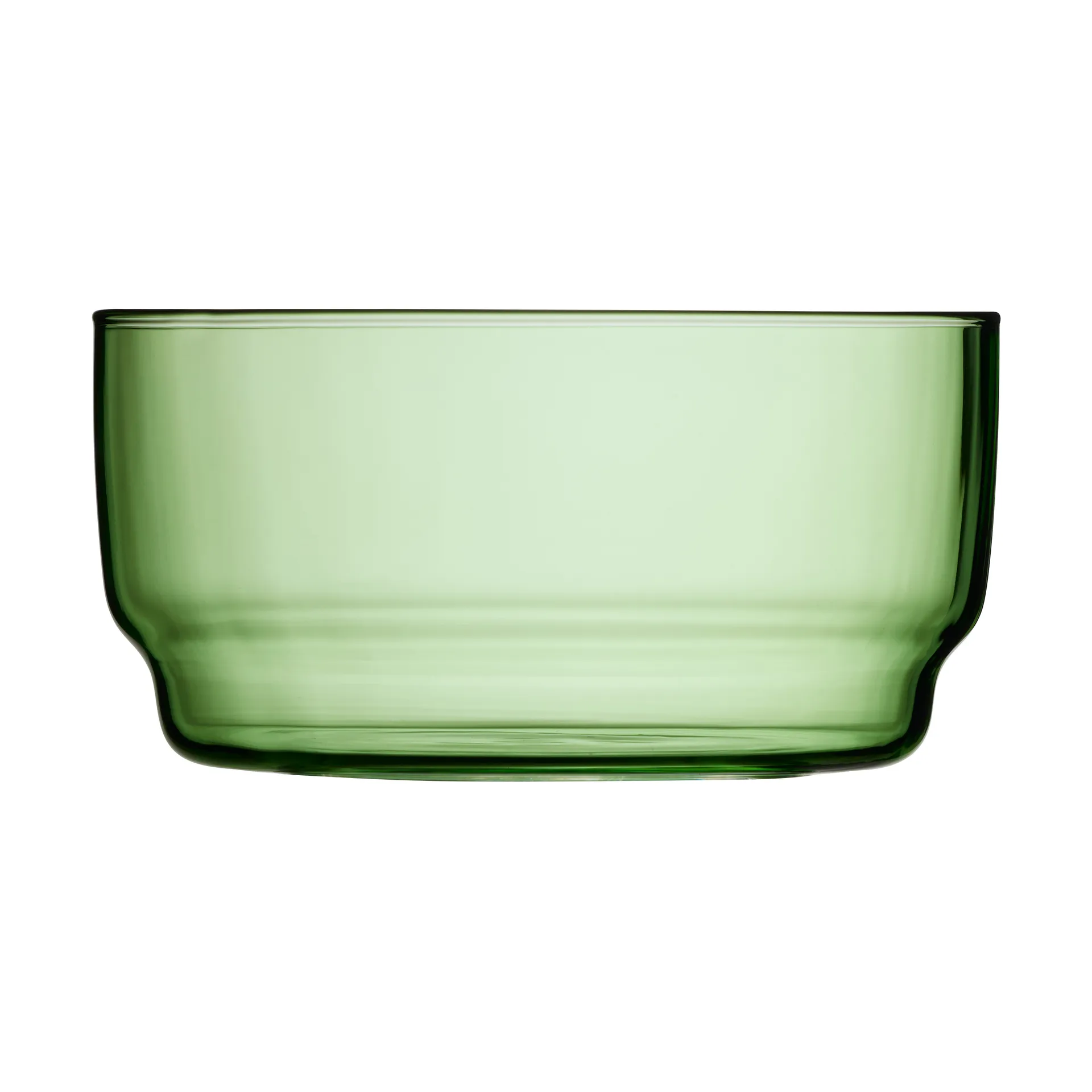 Torino miska 500 ml, 2‑pak, Zielona Lyngby Glas