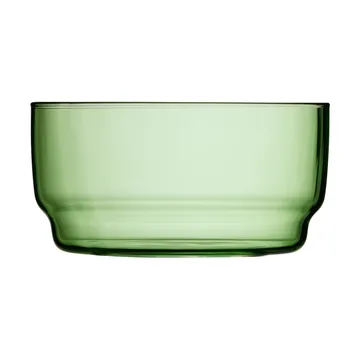 Torino miska 500 ml, 2‑pak - Zielona - Lyngby Glas