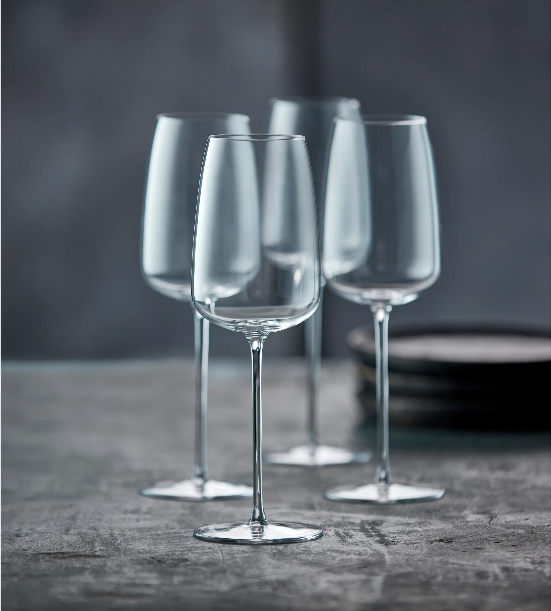 Veneto kieliszki do wina białego 480 ml, 2‑pak, Clear Lyngby Glas