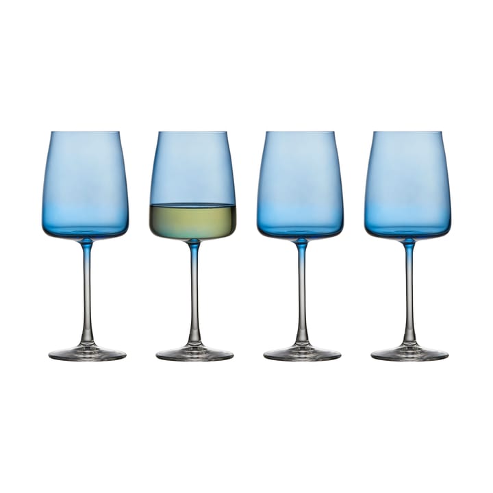 Zero kieliszek do białego wina 430 ml 4 szt. - Blue - Lyngby Glas