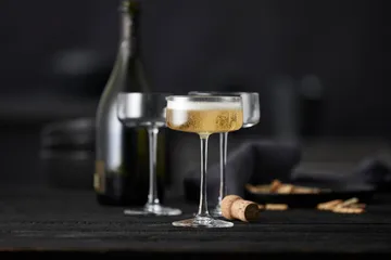 Zero kieliszki coupe do szampana 260 ml, 4‑pak - Kryształ - Lyngby Glas