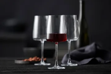 Zero kieliszki do czerwonego wina 540 ml, 4‑pak - Kryształ - Lyngby Glas