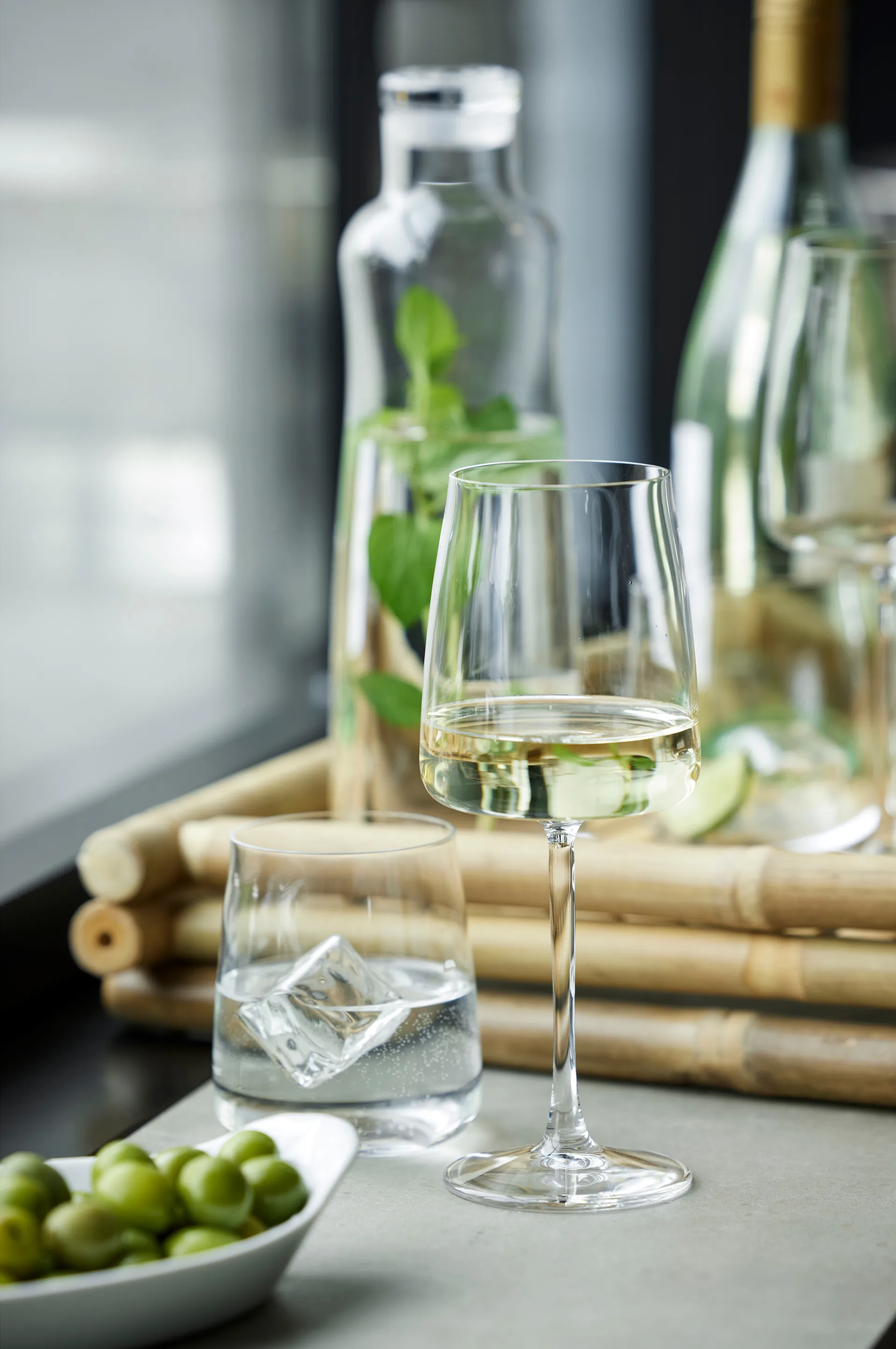 Zero kieliszki do wina białego 430 ml, 4‑pak, Kryształ Lyngby Glas