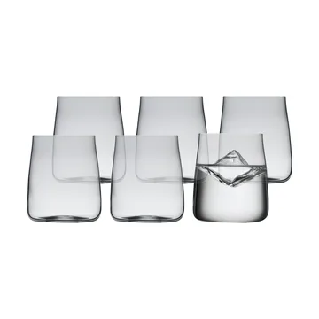 Zero szklanki do wody 420 ml, 6‑pak - Kryształ - Lyngby Glas