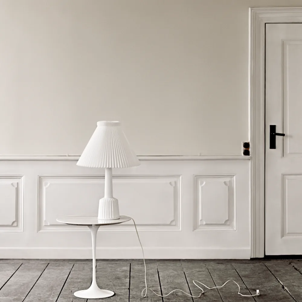 Eskość klint lampa stołowa, biały, wys.44 cm Lyngby Porcelæn