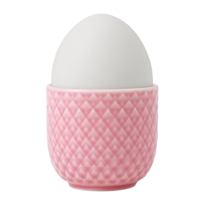 Kubek na jajka Rhombe Ø5 cm - Różowy - Lyngby Porcelæn