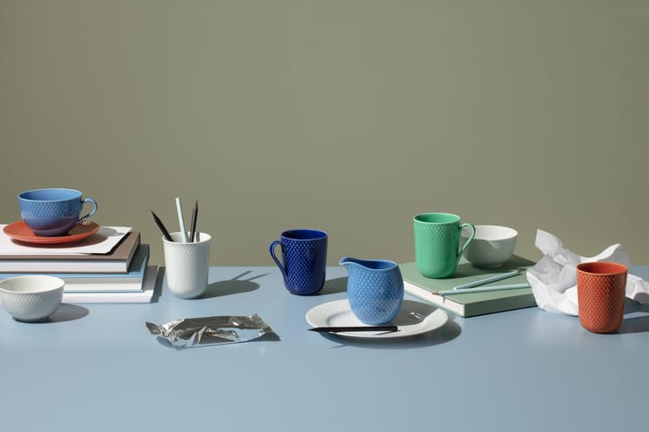 Kubek Rhombe z uchwytem 33 cl, Zielona Lyngby Porcelæn
