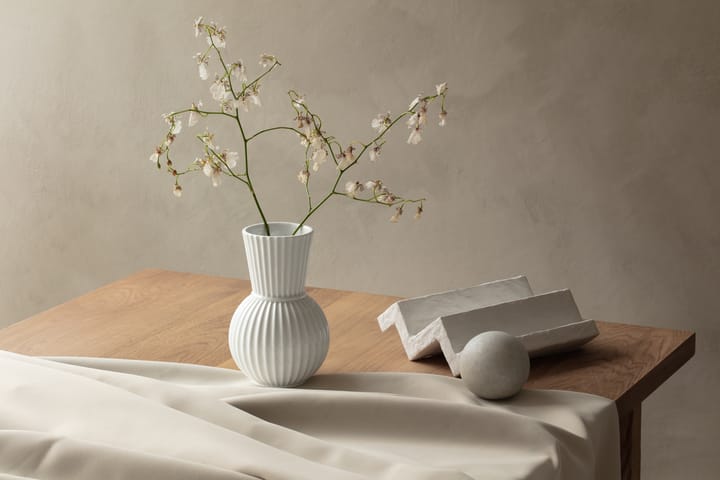 Lyngby Tura wazon biały, 18 cm Lyngby Porcelæn