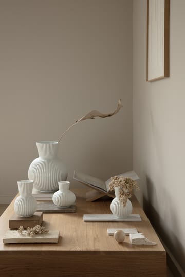 Lyngby Tura wazon biały - 18 cm - Lyngby Porcelæn