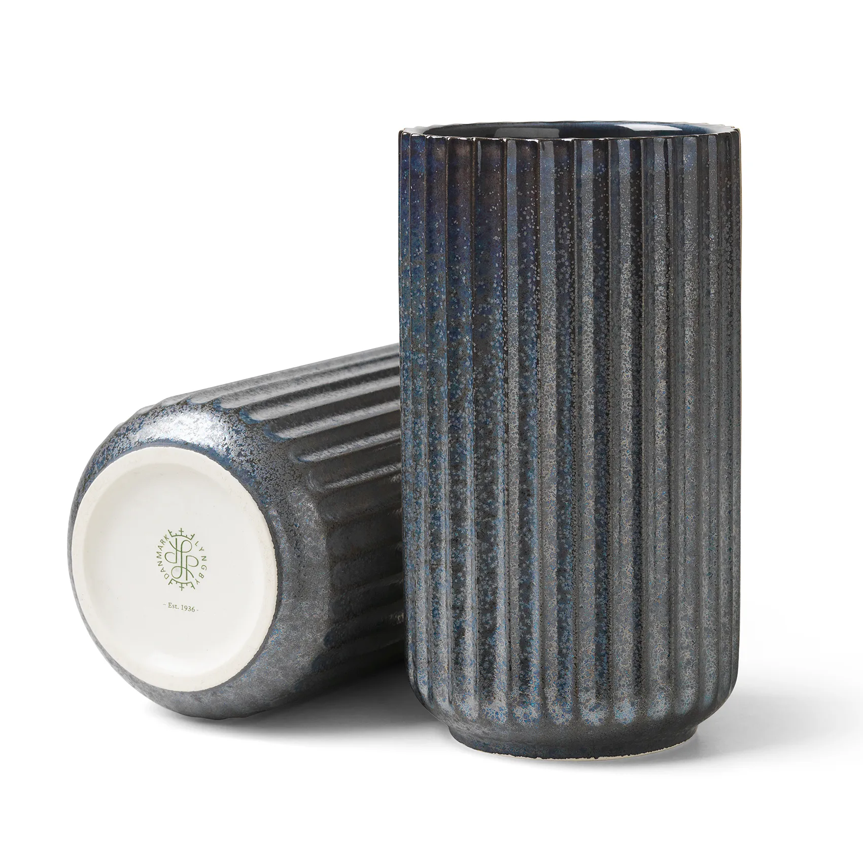 Lyngby wazon niebieski, 15 cm Lyngby Porcelæn