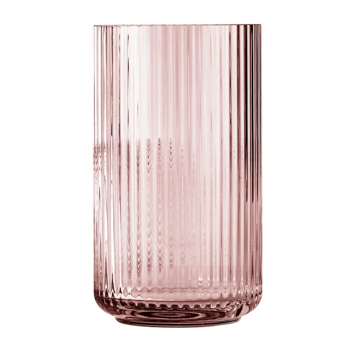 Lyngby wazon szklany burgund - 31 cm - Lyngby Porcelæn