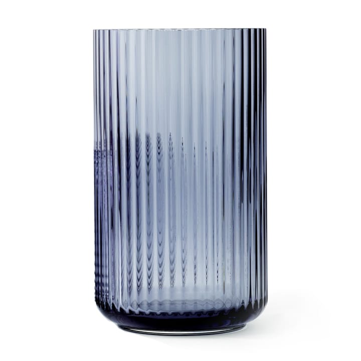 Lyngby wazon szklany midnight blue - 31 cm - Lyngby Porcelæn