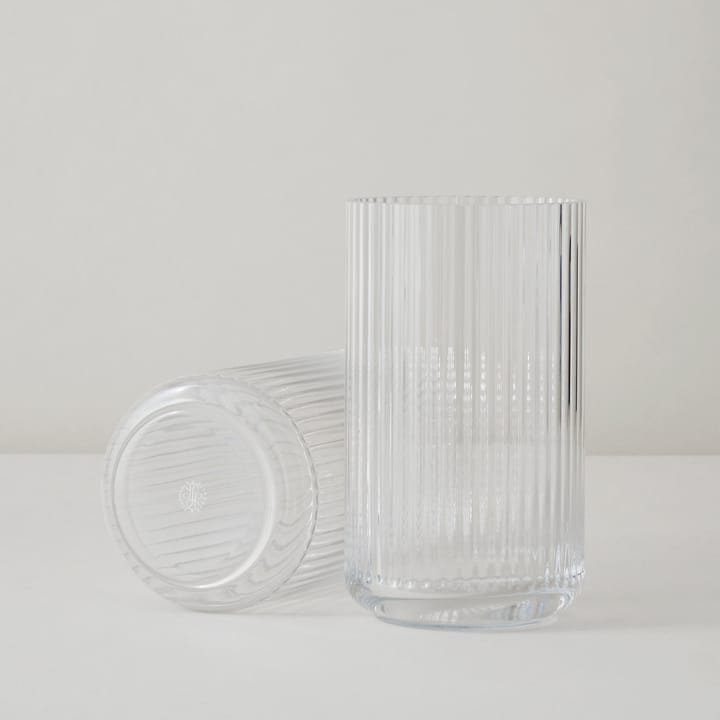 Lyngby wazon szklany przezroczysty, 12 cm Lyngby Porcelæn
