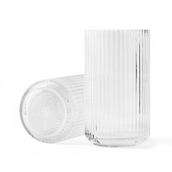Lyngby wazon szklany przezroczysty, 25 cm Lyngby Porcelæn