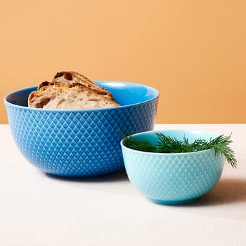 Miska do serwowania Rhombe Ø17,5 cm - Niebieski - Lyngby Porcelæn