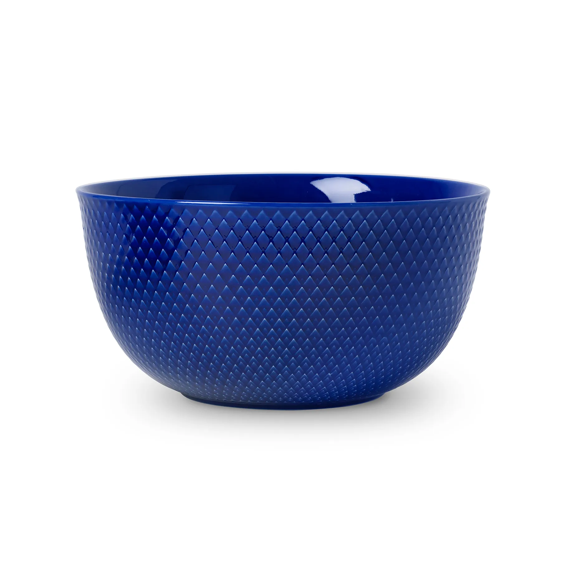 Miska do serwowania Rhombe Ø22 cm, Ciemnoniebieski Lyngby Porcelæn