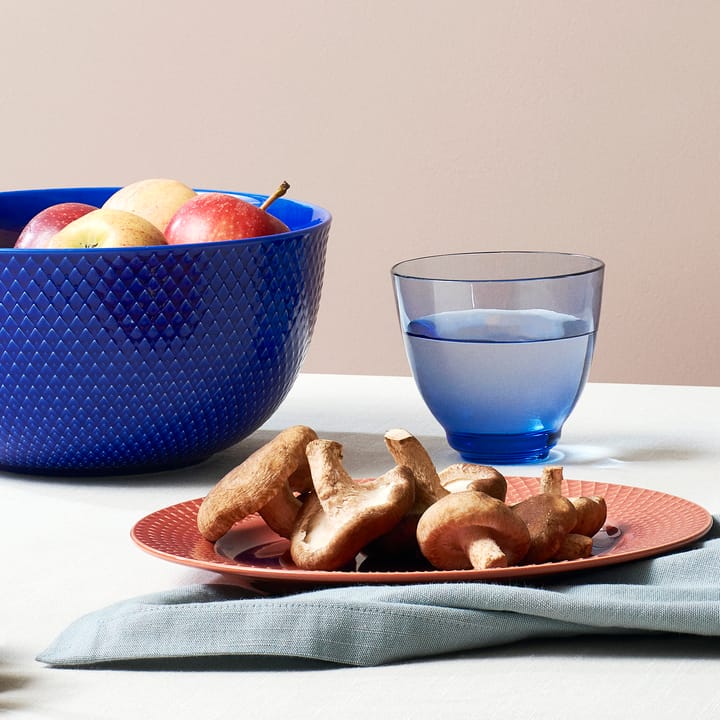 Miska do serwowania Rhombe Ø22 cm, Ciemnoniebieski Lyngby Porcelæn