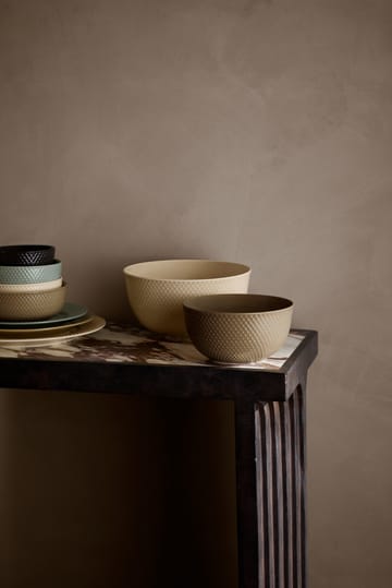 Miska do serwowania Rhombe Ø22 cm - Marble - Lyngby Porcelæn