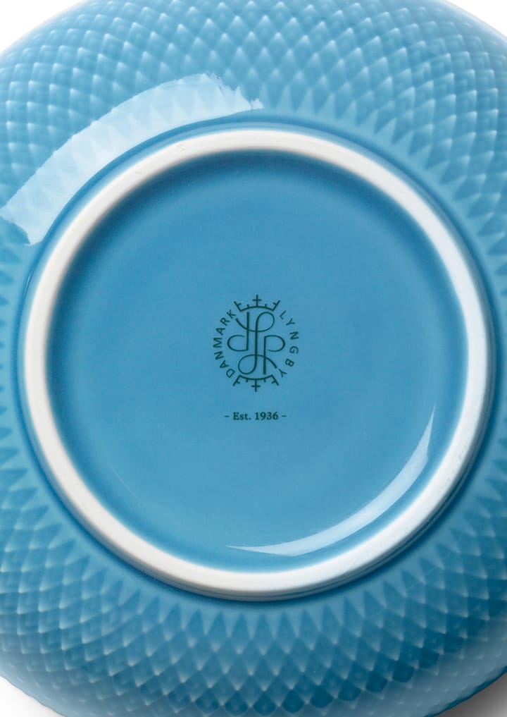 Miska Rhombe Ø15,5 cm, Niebieski Lyngby Porcelæn
