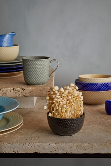 Miska Rhombe Earth Ø11 cm - Slate - Lyngby Porcelæn