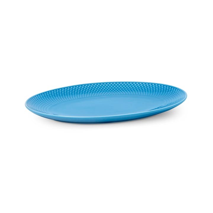 Półmisek do serwowania Rhombe 21,5x28,5 cm, Niebieski Lyngby Porcelæn