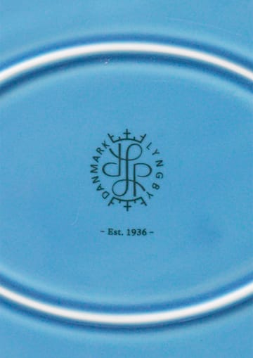 Półmisek do serwowania Rhombe 21,5x28,5 cm - Niebieski - Lyngby Porcelæn