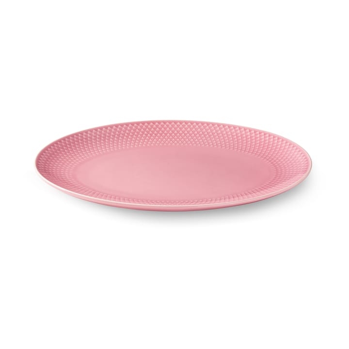 Półmisek do serwowania Rhombe 21,5x28,5 cm, Różowy Lyngby Porcelæn