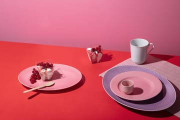 Półmisek do serwowania Rhombe 21,5x28,5 cm - Różowy - Lyngby Porcelæn