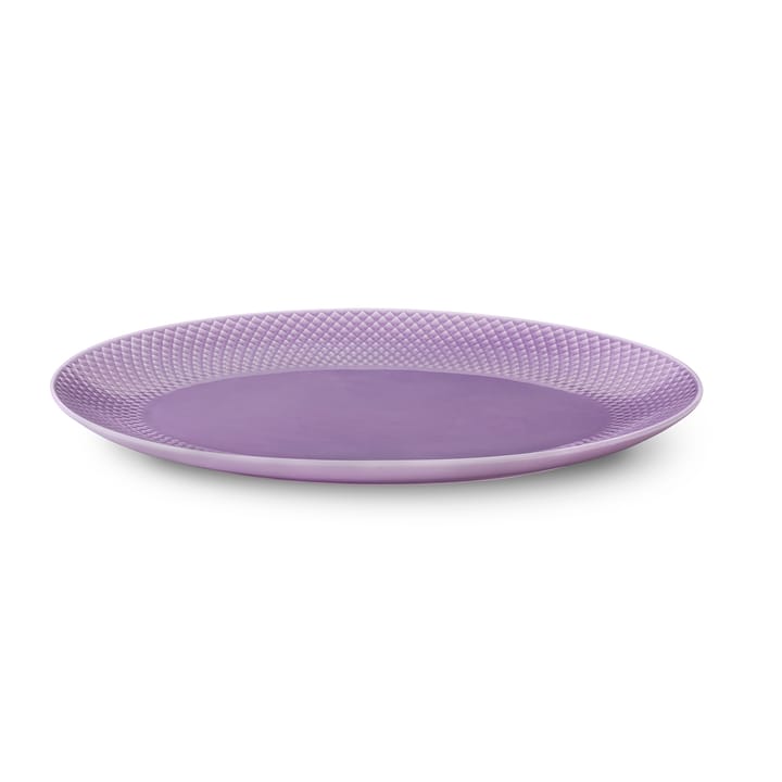 Półmisek do serwowania Rhombe Ø 35 cm, Jasny fiolet Lyngby Porcelæn