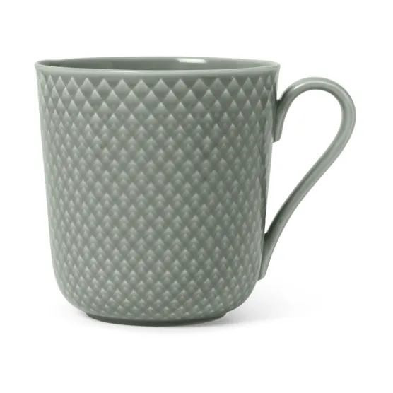 Rhombe Earth kubek 390 ml, Moss Lyngby Porcelæn