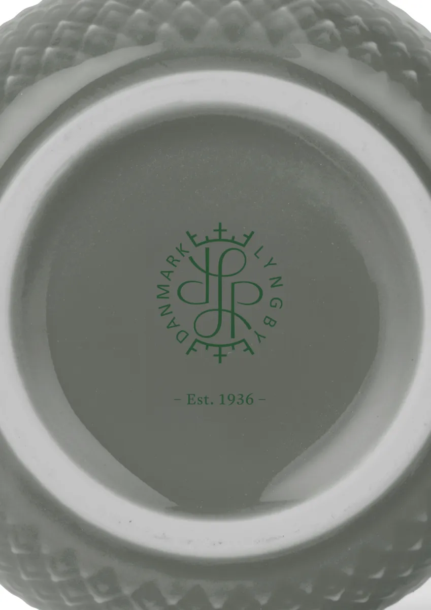 Rhombe Earth kubek 390 ml, Moss Lyngby Porcelæn