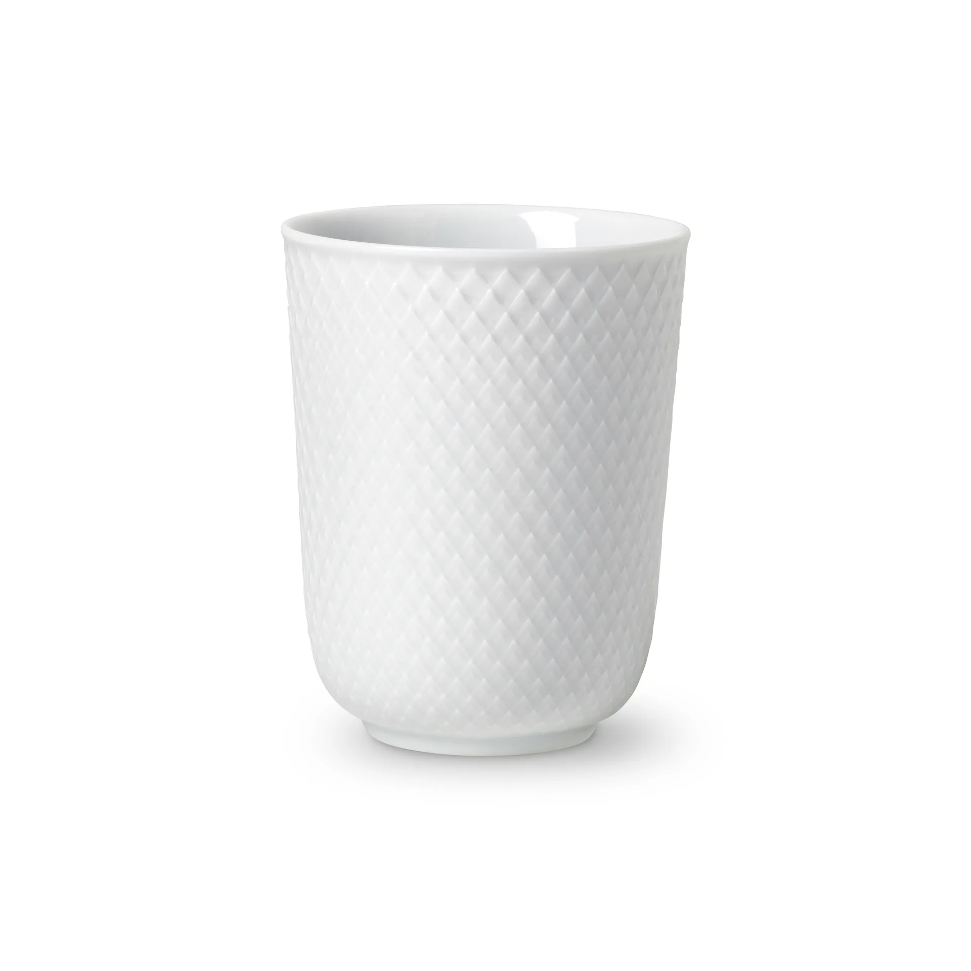 Rhombe kubek bez ucha 330 ml, Biały Lyngby Porcelæn
