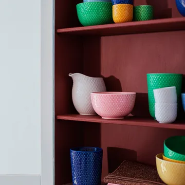 Rhombe kubek bez ucha 330 ml - Ciemnoniebieski - Lyngby Porcelæn