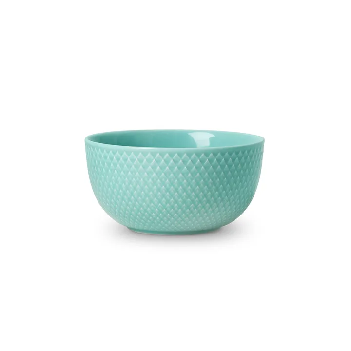 Rhombe miska 500 ml - Aqua - Lyngby Porcelæn