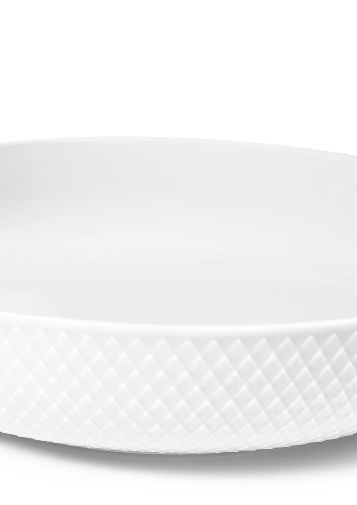 Rhombe Miska do serwowania Ø28 cm, Biała Lyngby Porcelæn