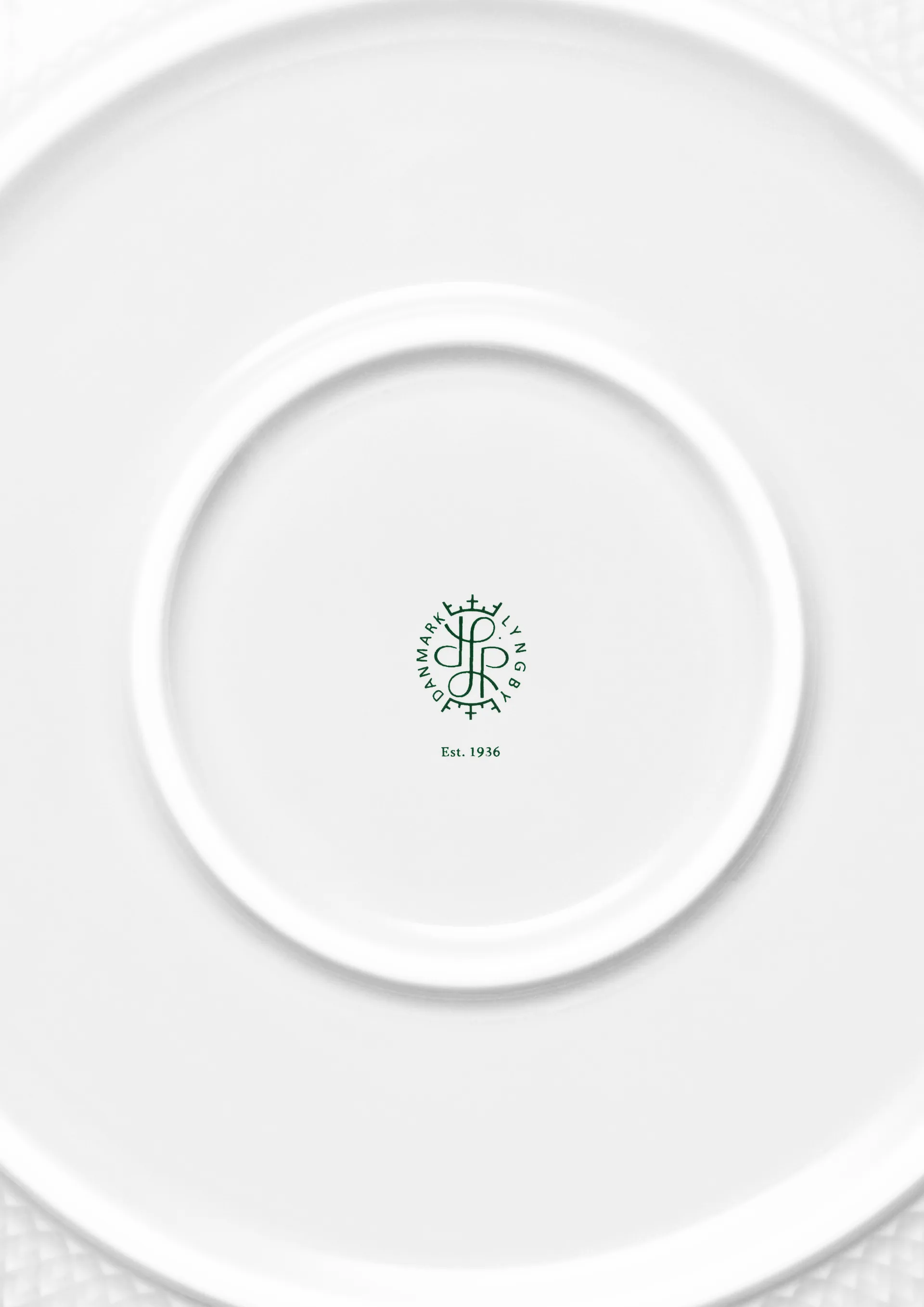 Rhombe Miska do serwowania Ø28 cm, Biała Lyngby Porcelæn