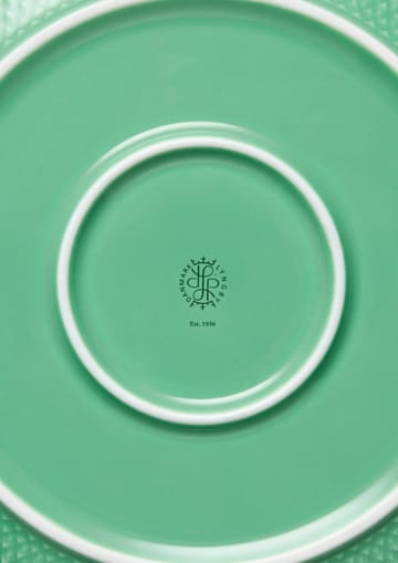 Rhombe Miska do serwowania Ø28 cm - Zielona - Lyngby Porcelæn