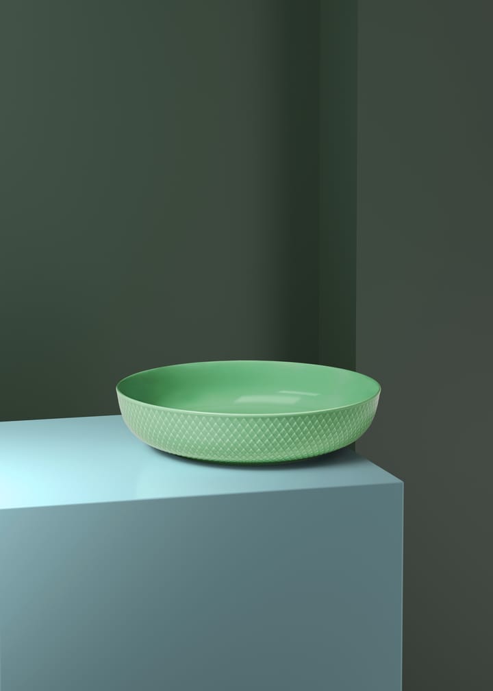 Rhombe Miska do serwowania Ø28 cm, Zielona Lyngby Porcelæn