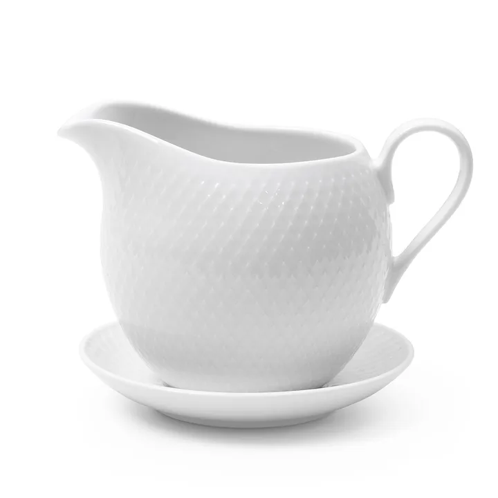 Rhombe sosjerka 670 ml - Biały - Lyngby Porcelæn