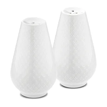 Rhombus zestaw do soli i pieprzu - Biały - Lyngby Porcelæn