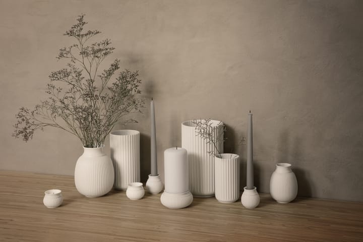 Świecznik Curve Ø11 cm, Biały Lyngby Porcelæn