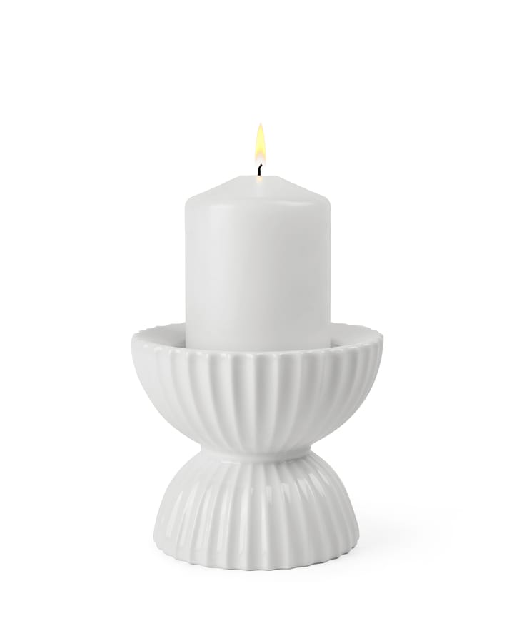 Świecznik Lyngby Tura Ø11,5 cm, Biały Lyngby Porcelæn