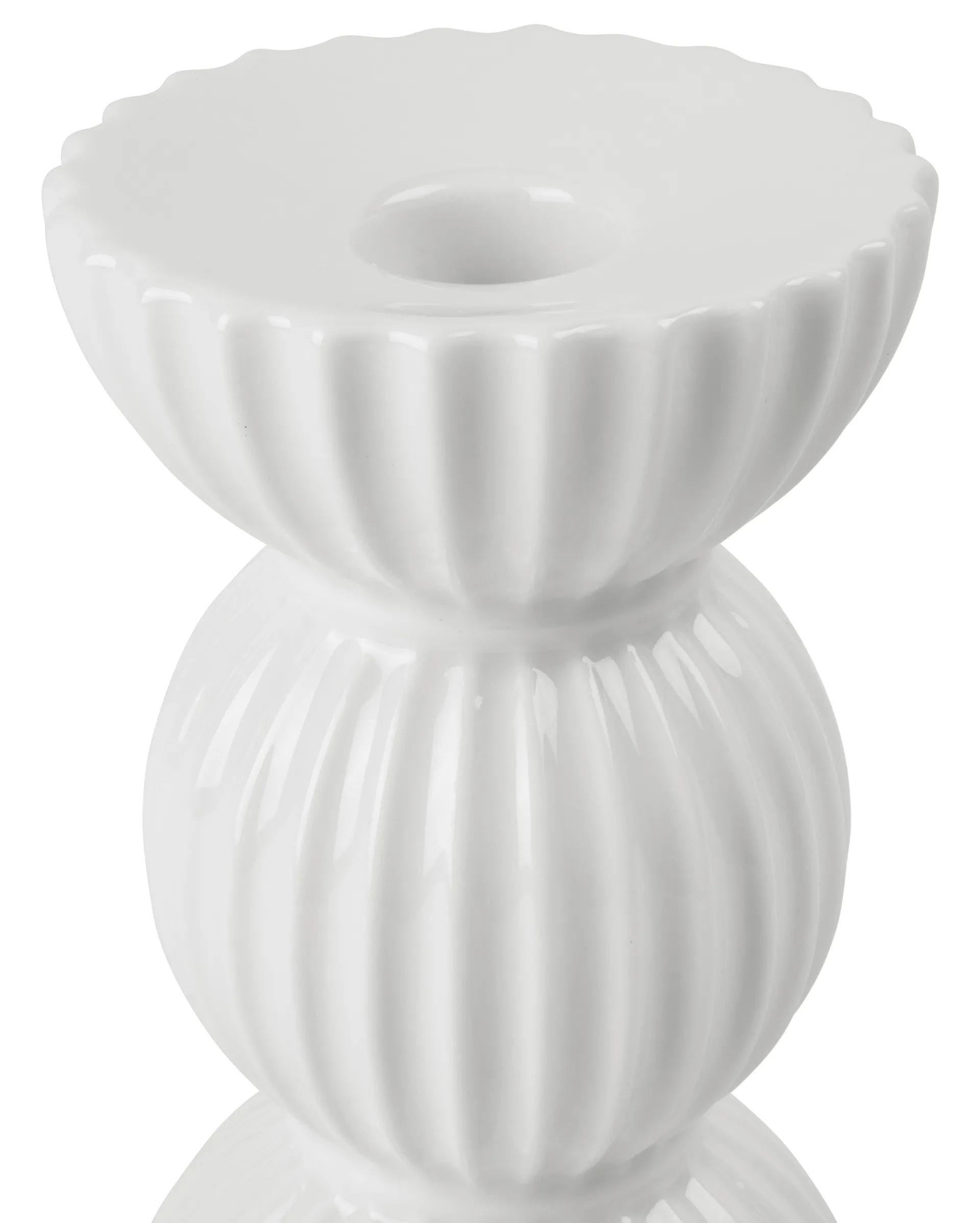 Świecznik Lyngby Tura 14 cm, Biały Lyngby Porcelæn